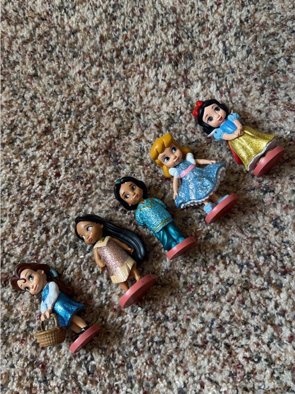 Disney Princess Mini Figures Set - Assorted Colors